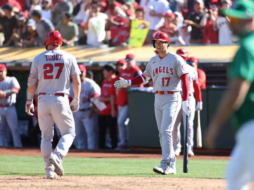 【画像・写真】エンゼルス・大谷　来季本塁打増への鍵は逆方向への強い打球　課題克服で「もっといい数字残る」