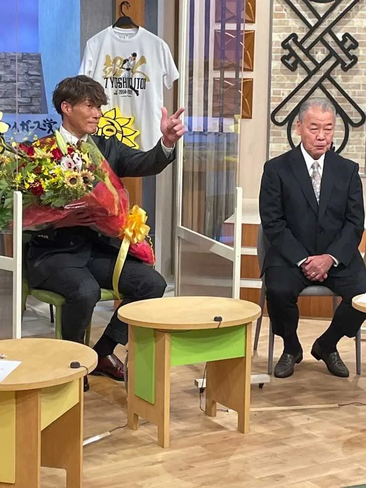 【画像・写真】引退の阪神・糸井が予言「大山選手の一発が出そうな気がします」8日CS初戦のチームにエール