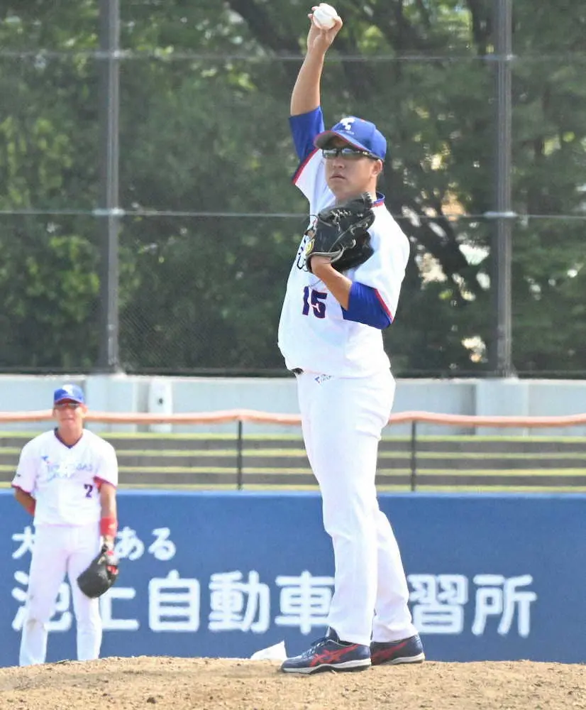【画像・写真】東京ガスの28歳右腕・臼井浩が「安泰」を捨てて狙うプロ入り　ヤクルト戦でアピールなるか