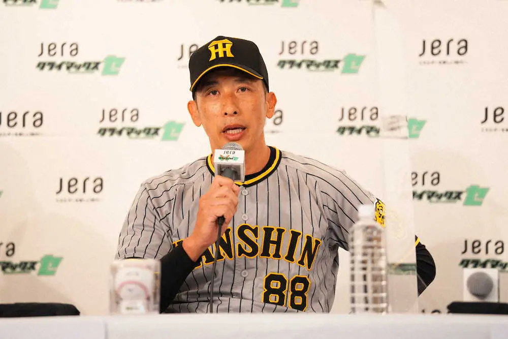 【画像・写真】阪神・矢野監督　史上最大の下剋上へ「挑戦していきたい」　過去、勝率5割未満での日本一はなし