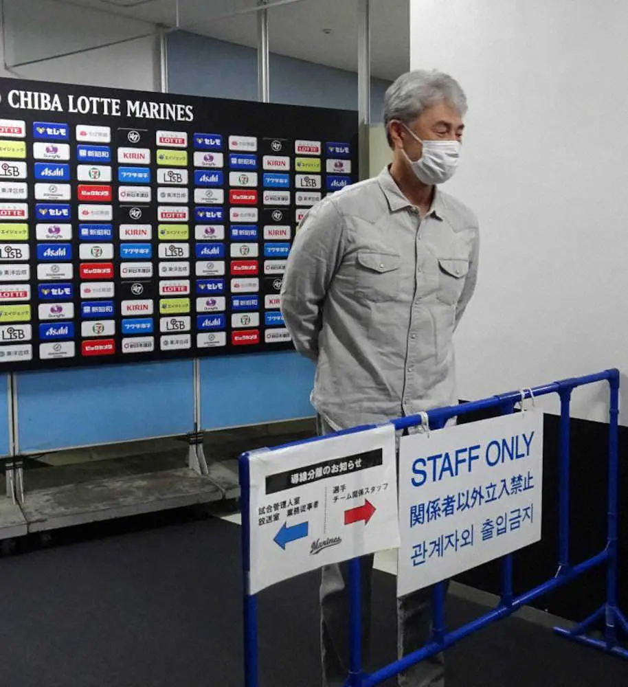 【画像・写真】ロッテ吉井新監督がマリン訪問　前日に電撃就任し「まだ監督見習い」