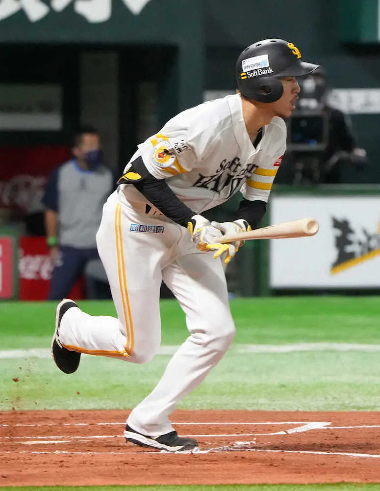 【画像・写真】ソフトバンクが3回に一挙4点　CS初出場の三森が先制打　柳田は右越え3ラン