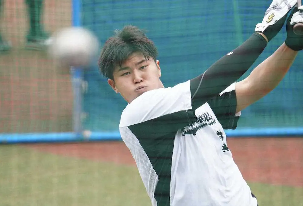 【画像・写真】ロッテ松川　飛躍の2年目へ「打撃が課題」