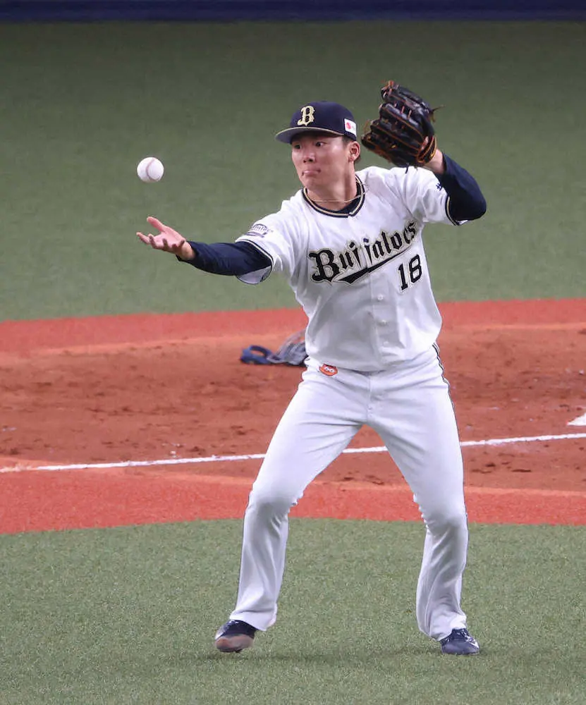 【画像・写真】オリックス・由伸が雄叫び！ピンチで連続K斬り　ネット興奮「えぐすぎ」「打てるボールが1球もなかった」