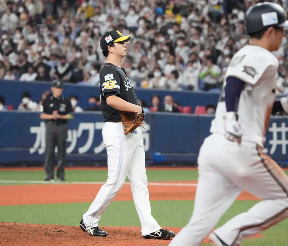 【画像・写真】ソフトバンク投手陣が大乱調　押し出しだけで3失点　5回まで7四球