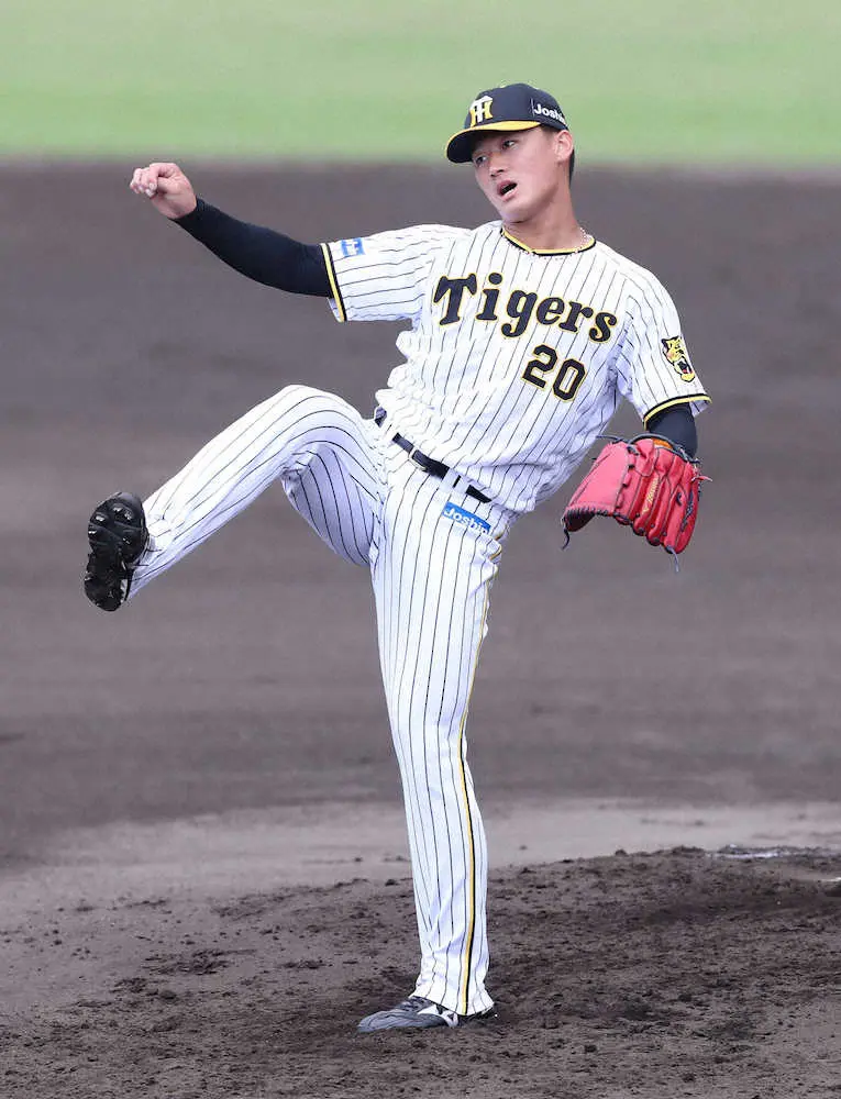 【画像・写真】阪神2軍　ドラ1森木がPリーグ初先発　入団後自己最長となる7回を6安打4失点、最速は154キロ