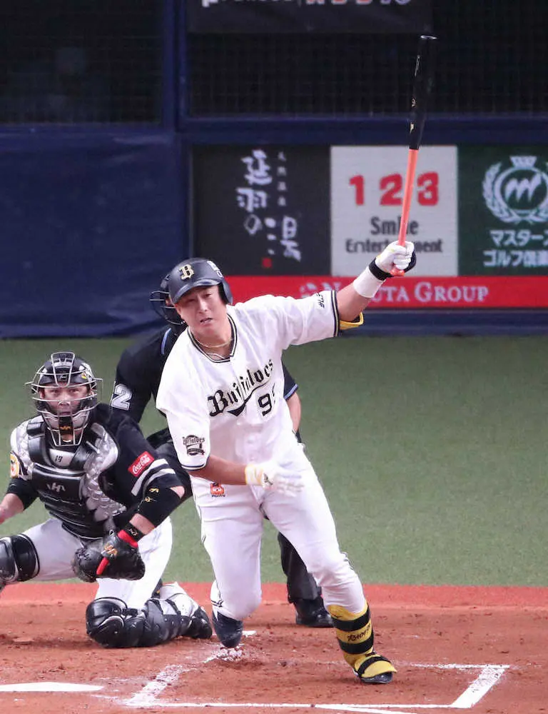 【画像・写真】ラオウで同点！オリックス・杉本が2戦連続タイムリー　昨季CSでMVPの“お祭り男”