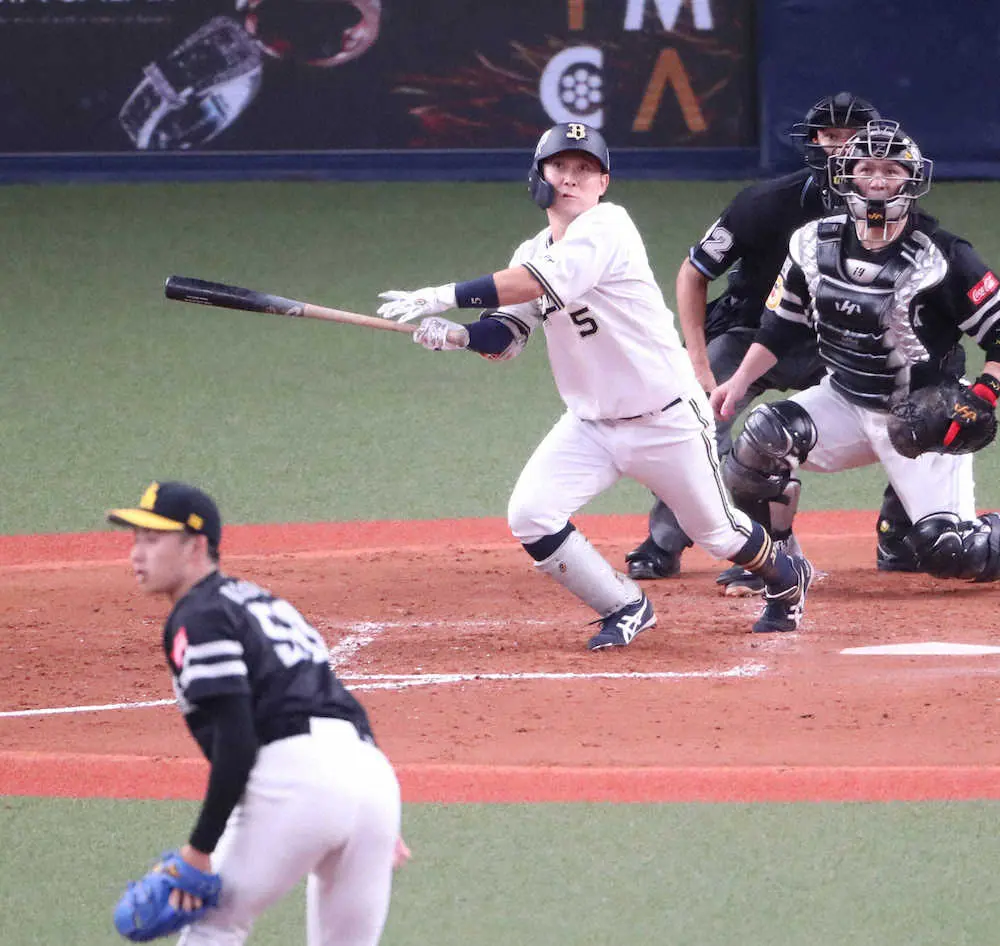 【画像・写真】取られたら取り返す！オリックス・西野の中犠飛ですかさず同点「最低限の仕事ができて良かった」