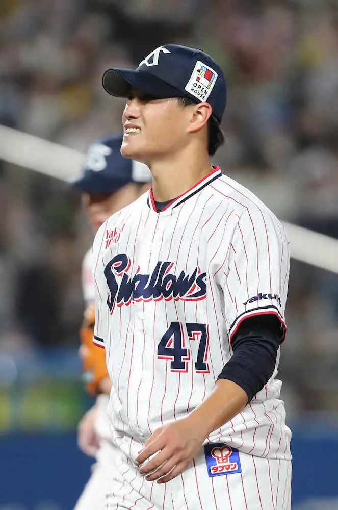 【画像・写真】ヤクルト高橋奎二　50日ぶり公式戦登板、7奪三振力投も5回3失点で降板　PS19イニング目で初失点