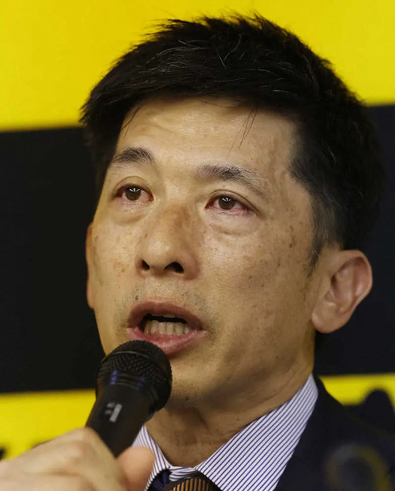 【画像・写真】阪神・矢野監督　涙の退任会見「夢と理想を語りながらやる野球は貫けた」家族にも感謝「嫁さん孝行したい」