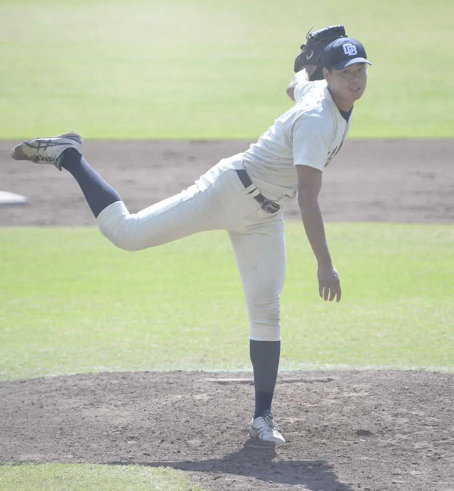 【画像・写真】京大右腕・水口　ドラフトは支配下以外の指名ならプロ入りせず　好救援でチームは今秋初勝利　