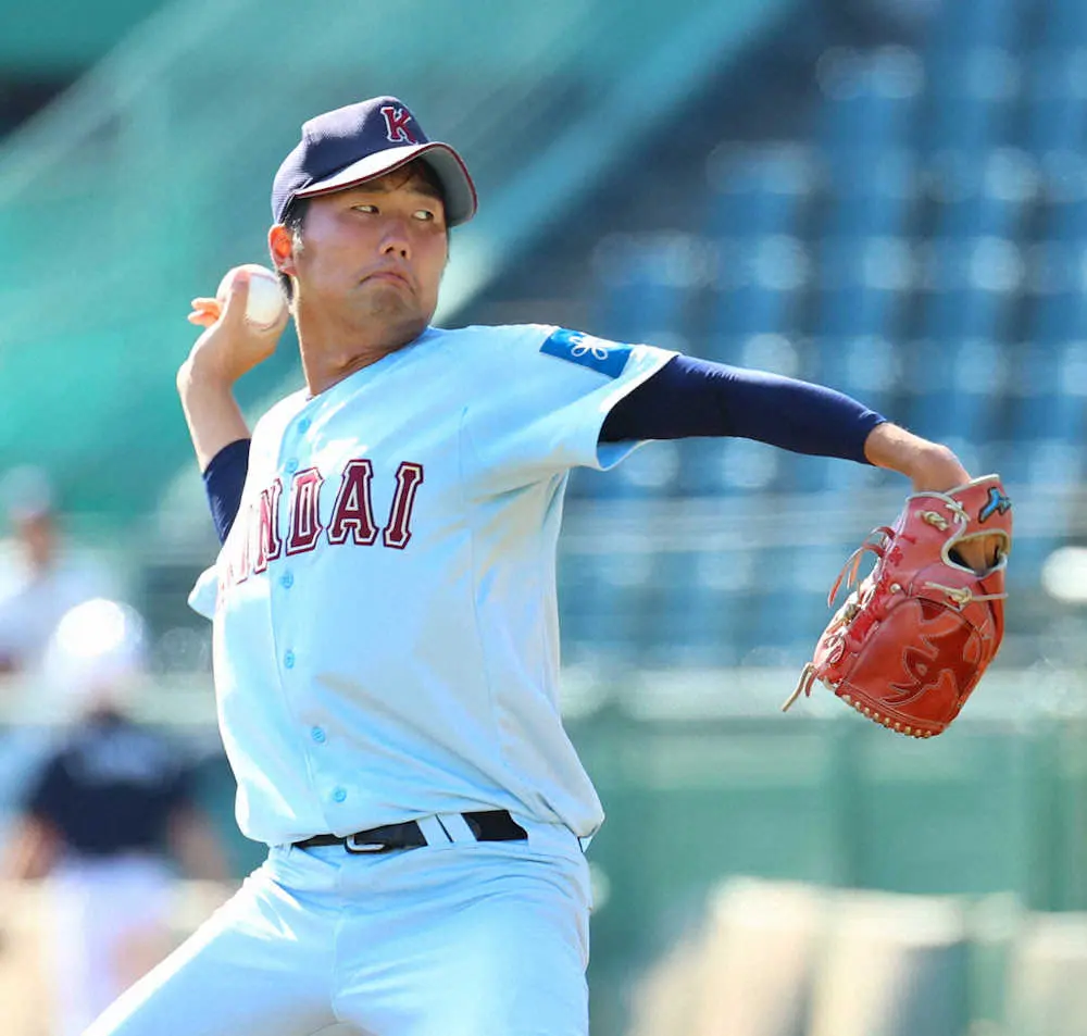 【画像・写真】近大、京大に大勝し1勝1敗のタイに　優勝争いは三つどもえの大混戦