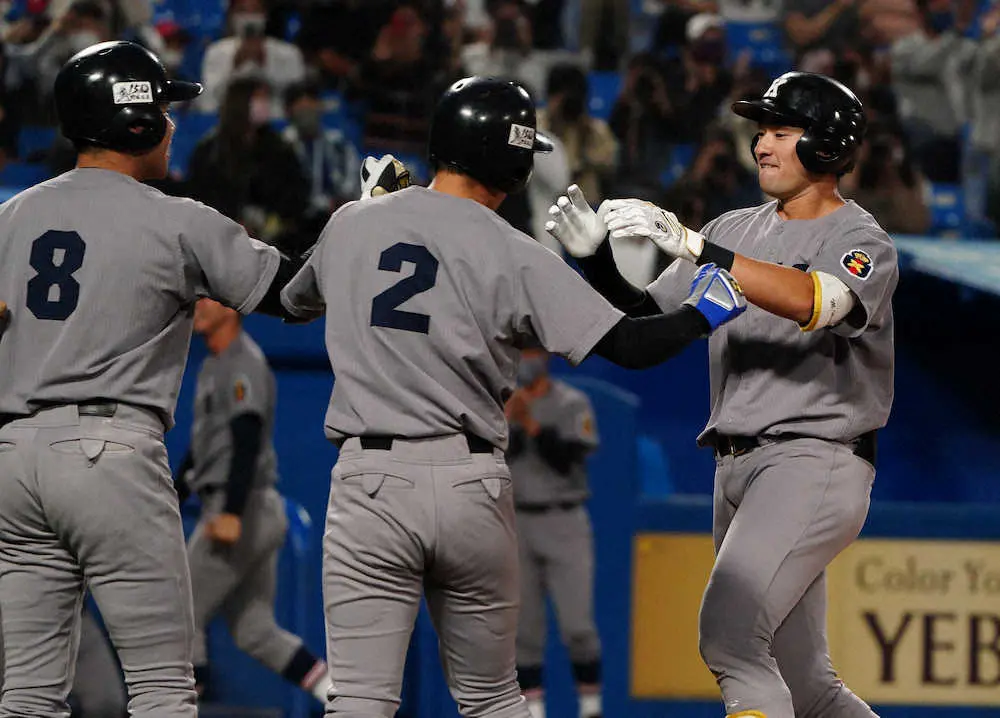 【画像・写真】慶大が明大にサヨナラ負け　9回に萩尾の同点3ランも