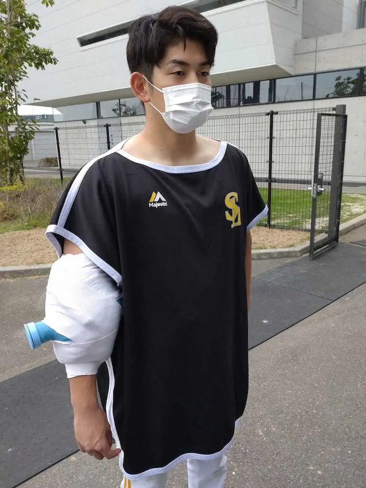 【画像・写真】ソフトバンク風間球打がプロ入り後の実戦2戦目に先発もオバQフォーク打たれた