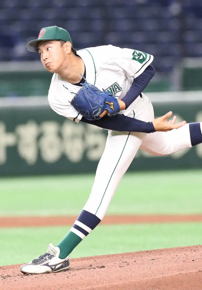 【画像・写真】【ドラフト会議】中日が沖縄大・仲地礼亜を単独1位指名　沖縄県内の大学から史上初のドラフト指名