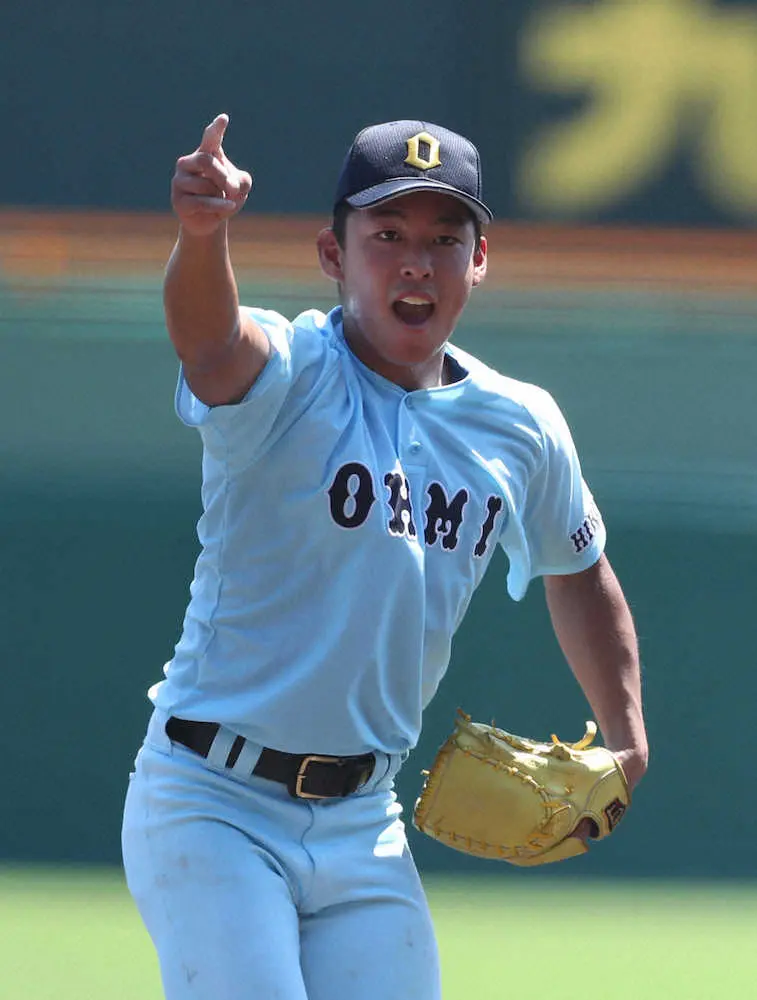 【画像・写真】【ドラフト会議】近江・山田陽翔は西武が5位指名　甲子園11勝、世代ナンバー1右腕