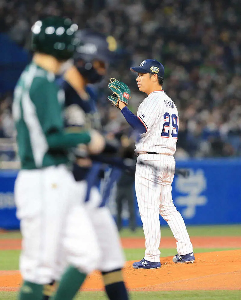 【画像・写真】「え?ボール?」ヤクルト小川の押し出し四球にネットで再び“論争”　初回のファウルを取り戻す押し出し?