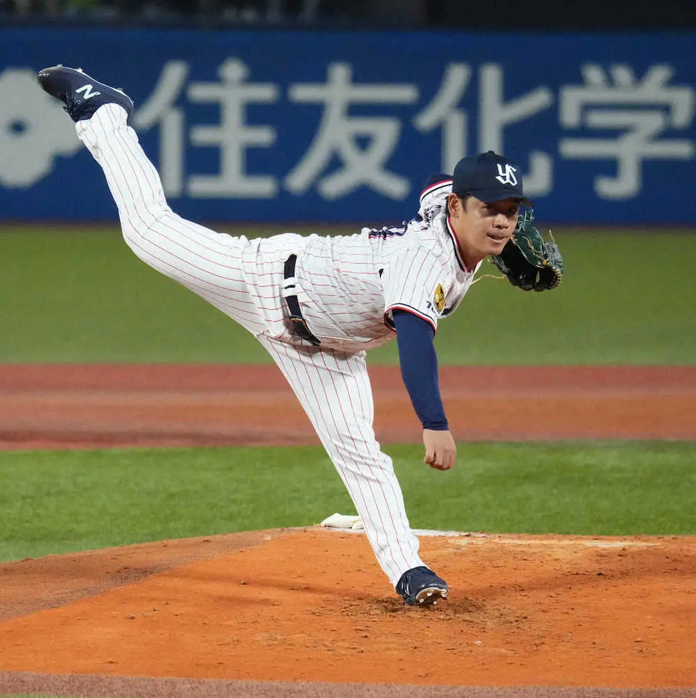 【画像・写真】ヤクルト小川がエースの意地　「慎重になり過ぎて」5回2失点で降板　打線は4冠・由伸から4点奪って援護