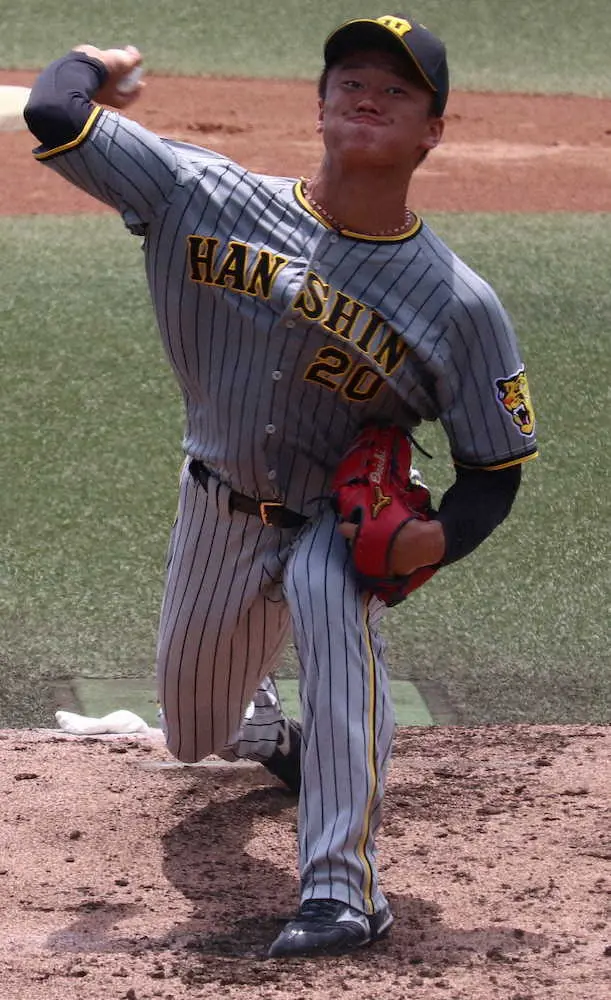 【画像・写真】阪神・森木　フェニックスLで圧投!　自己最長タイ7回投げ零封も「まだまだ」4Kに不満