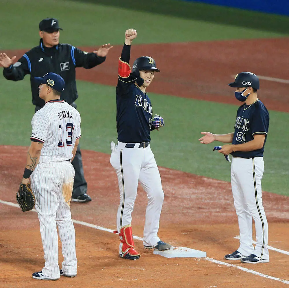 【画像・写真】オリックス・山崎福　第2の“ホーム”神宮で投打に活躍　先制適時打&4回5K無失点の二刀流