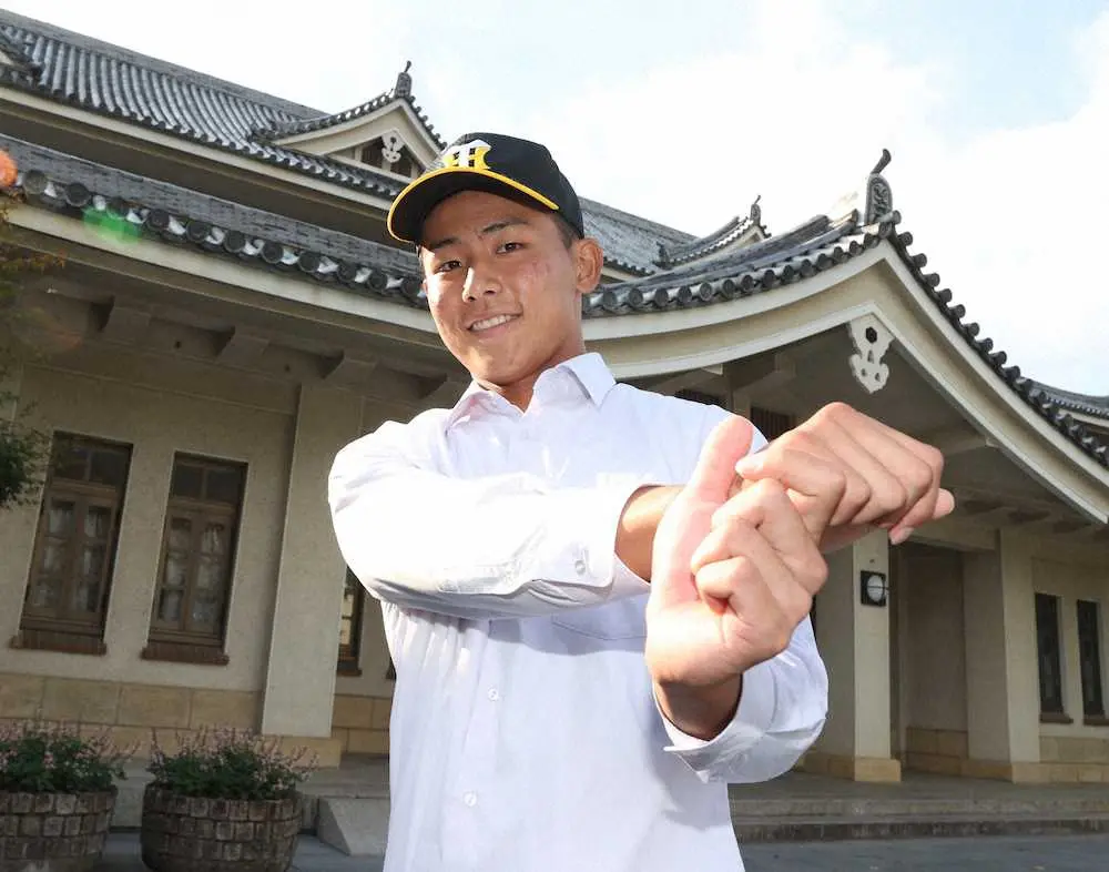 【画像・写真】攻守に魅力たっぷり!阪神ドラ5・戸井　1軍目指しオフもしっかり体づくり　目標は高校の先輩・関本氏