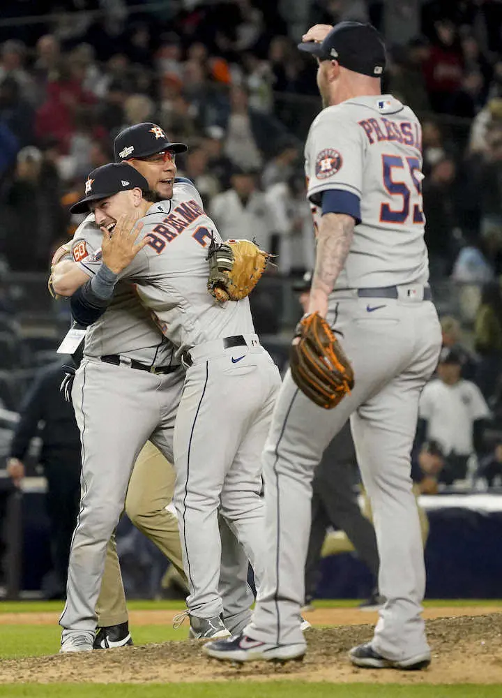 【画像・写真】アストロズ　スイープで2年連続WS進出　プレーオフ無傷の7連勝！