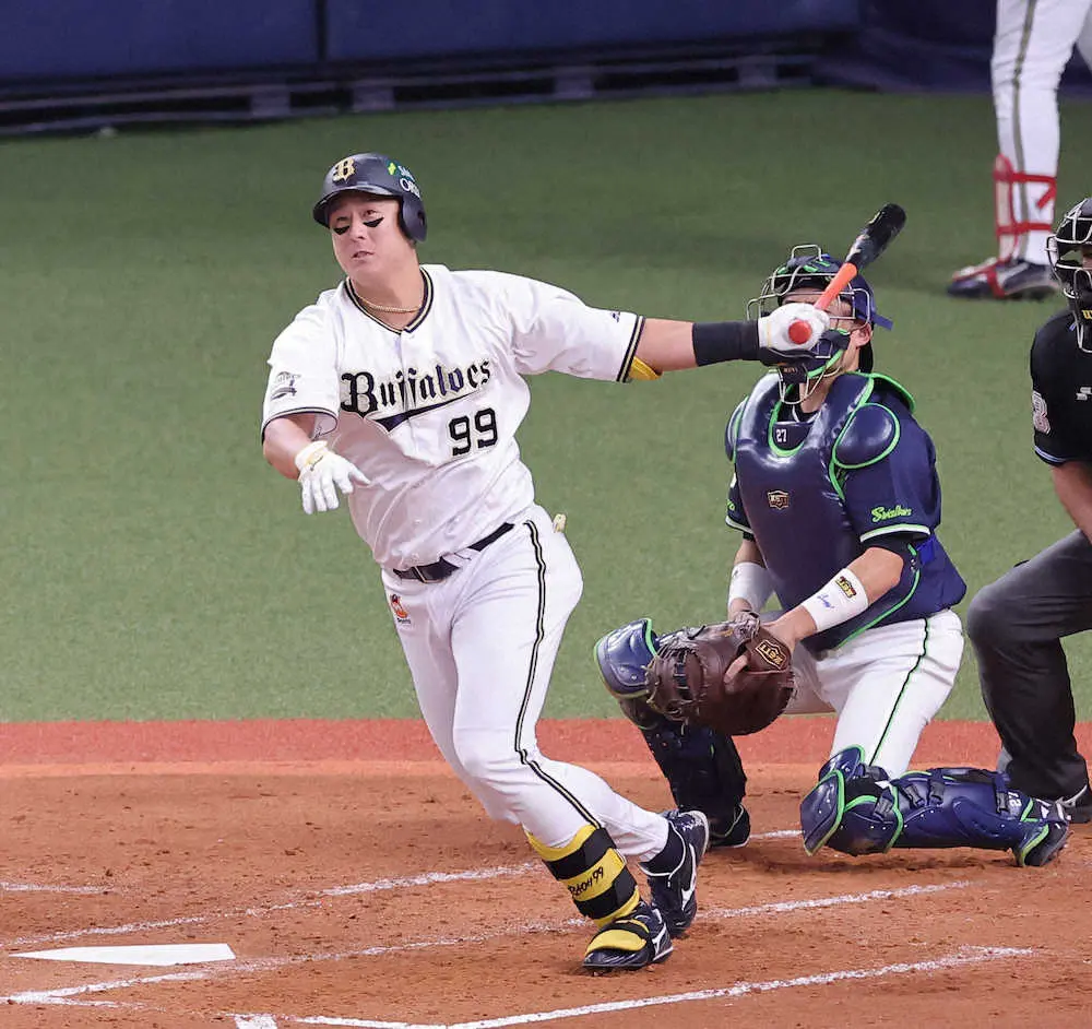 【画像・写真】オリックス・杉本「ずっとやられていたので」やり返す気持ちで決勝打!　シリーズ球団初1―0勝利導いた