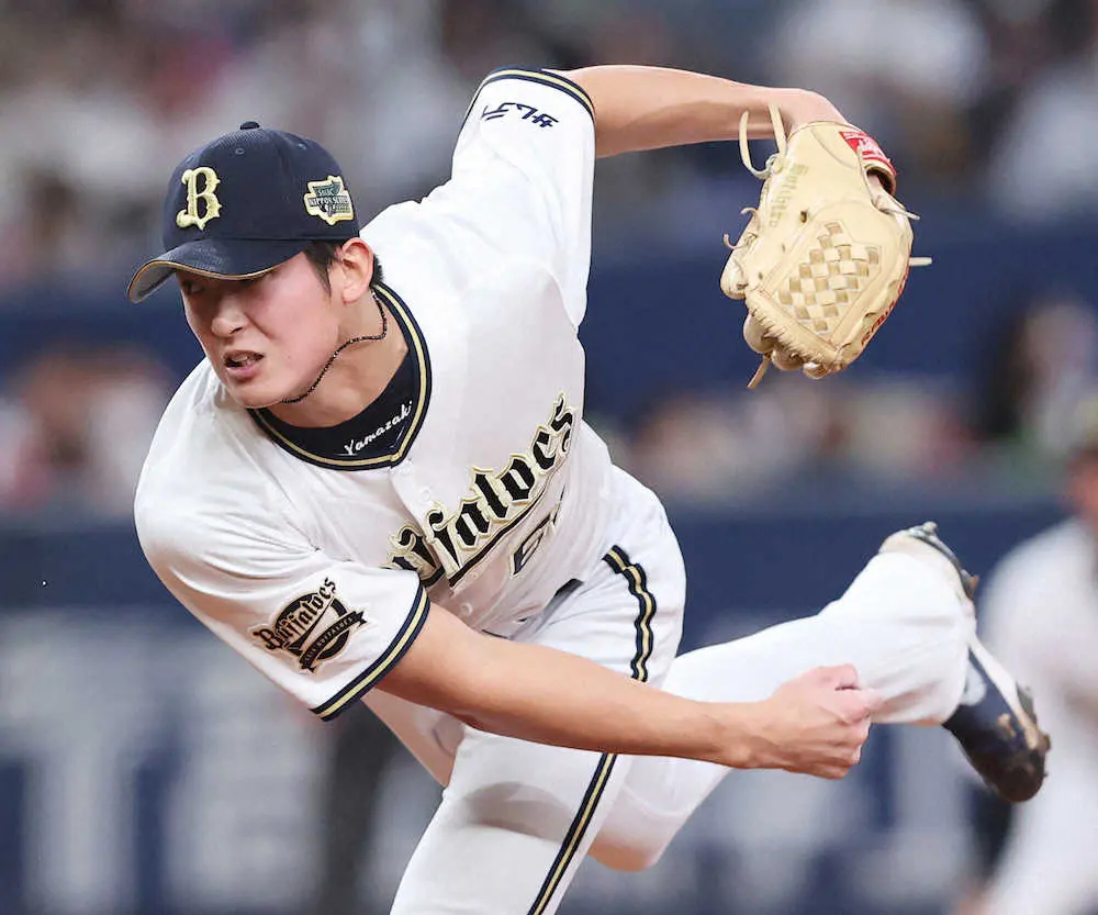 【画像・写真】オリックス・山崎颯　最速159キロで3冠王・村上斬り!中2日で再び回またぎも強気に攻めて2回完全投球