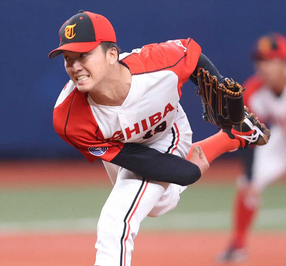 【画像・写真】ヤクルト・ドラ1東芝・吉村　MAX152キロ！試合の流れを取り戻す快投