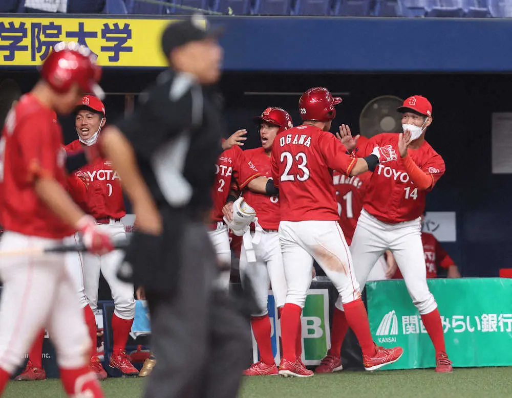 【画像・写真】トヨタ自動車　延長12回タイブレークの激闘制す　広島ドラ6・長谷部の好投もキラリ