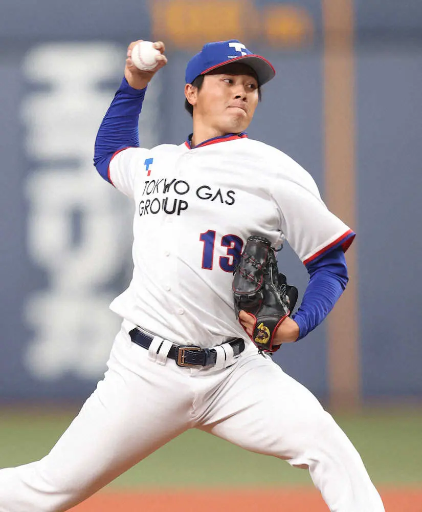 【画像・写真】東京ガス　大阪ガスとの“ガス対決”制し3連覇阻止！広島ドラ3・益田　1失点も153キロ締め