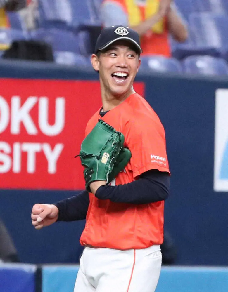 【画像・写真】日立製作所・青野、6回零封　オリの日本一が力に「自分は宮城と言い聞かせています」