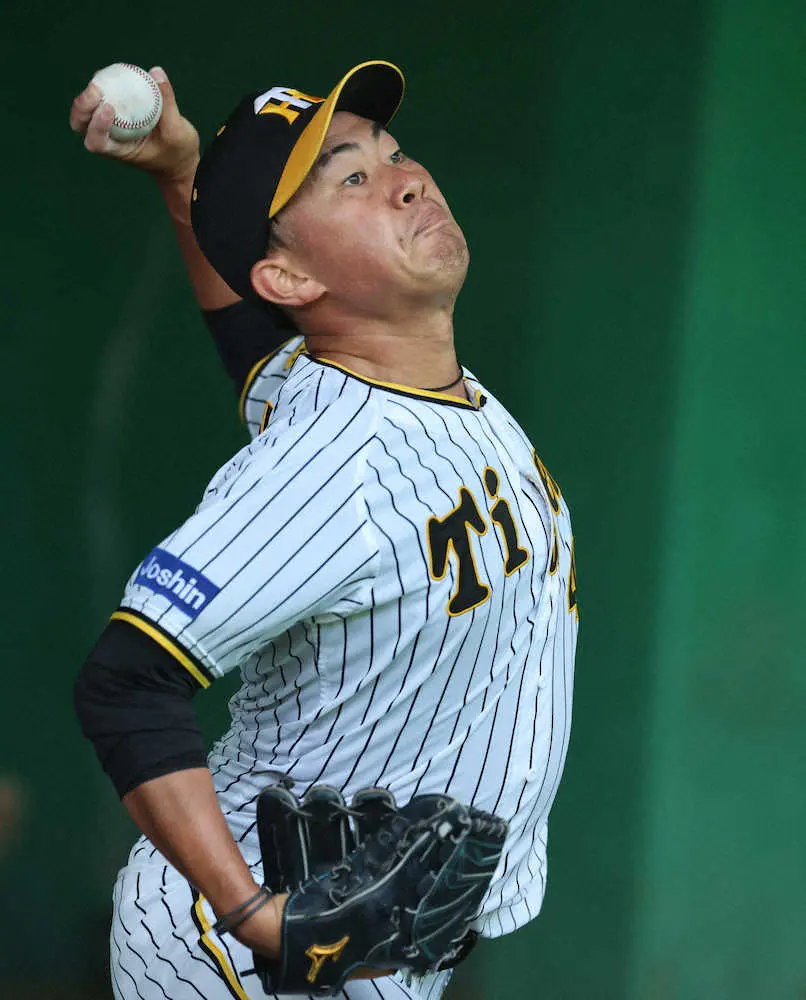 【画像・写真】阪神・桐敷、「直球オンリー指令」に猛アピール50球　岡田監督も絶賛「ボールのキレとか凄くある」