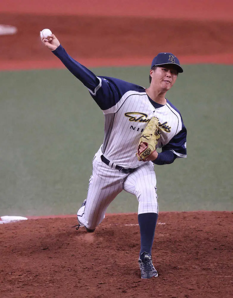 【画像・写真】日本新薬、悲願初優勝へ快勝発進　先発の岩本が好相性の京セラDでスイスイ7回無失点