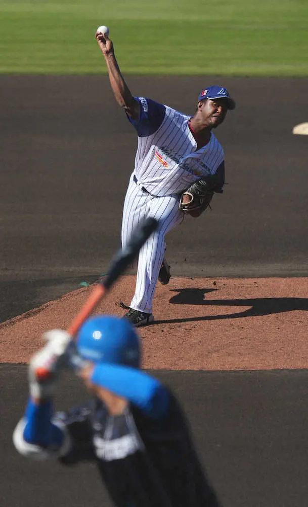 【画像・写真】日本ハム、キューバ人20歳右腕の入団テスト実施　独立L日本海・石川に所属