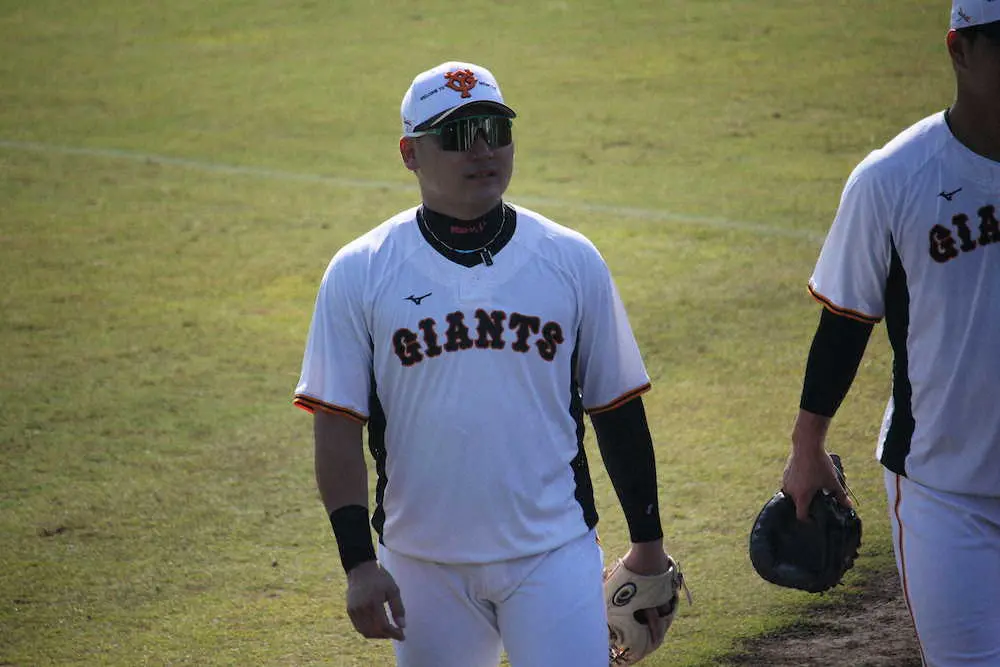 【画像・写真】巨人・丸　電撃復帰の長野から「いいものを吸収できたら」