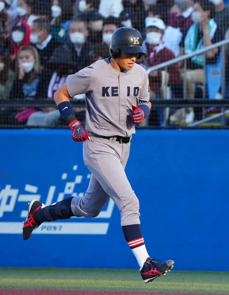 【画像・写真】慶大・清原Jr正吾　代打でリーグ戦デビュー　右飛に倒れ「何もできなかった」