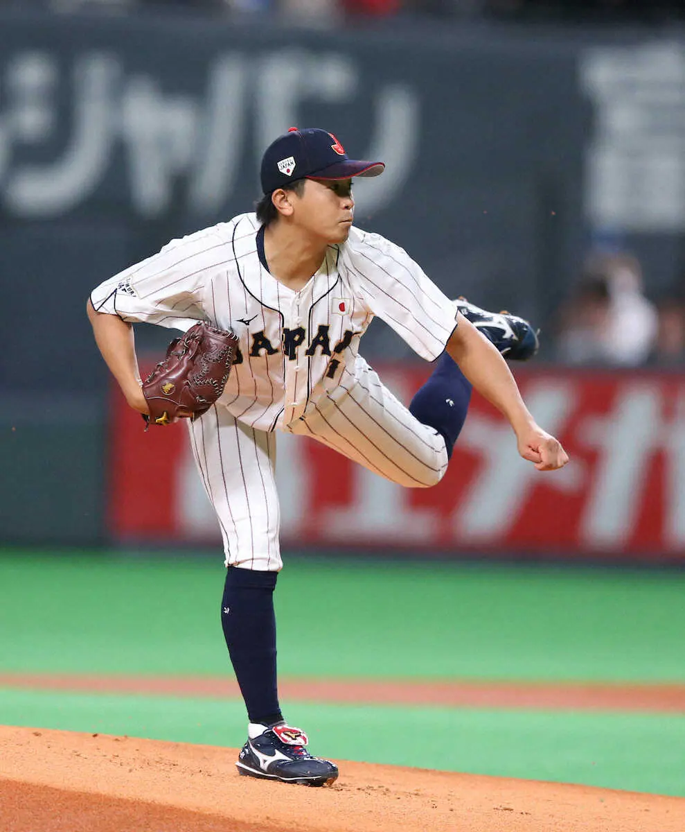 【画像・写真】侍・今永が奪三振ショー！　4回までに10奪三振「圧倒的すぎる」「バケモンか？」の声