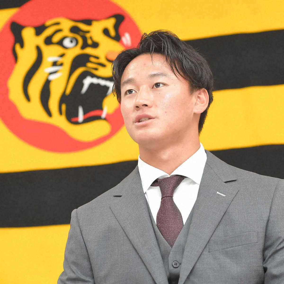 【画像・写真】阪神・森木　初の契約交渉は現状維持の1200万円で更改「登板数増やして1軍で活躍できる選手に」