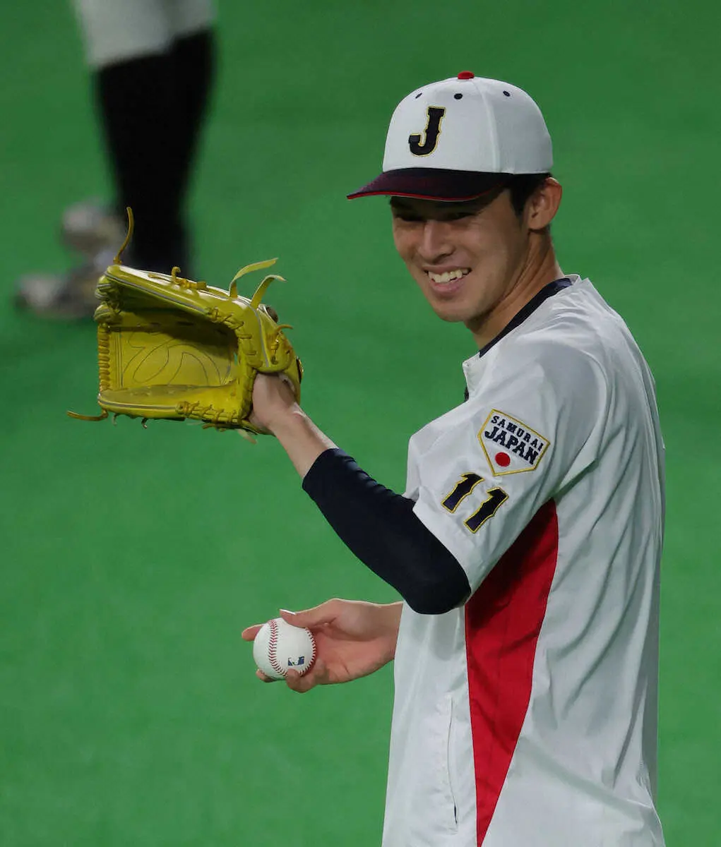 【画像・写真】朗希　10日オーストラリア戦で侍初先発「直球とフォークボールがメインになる」