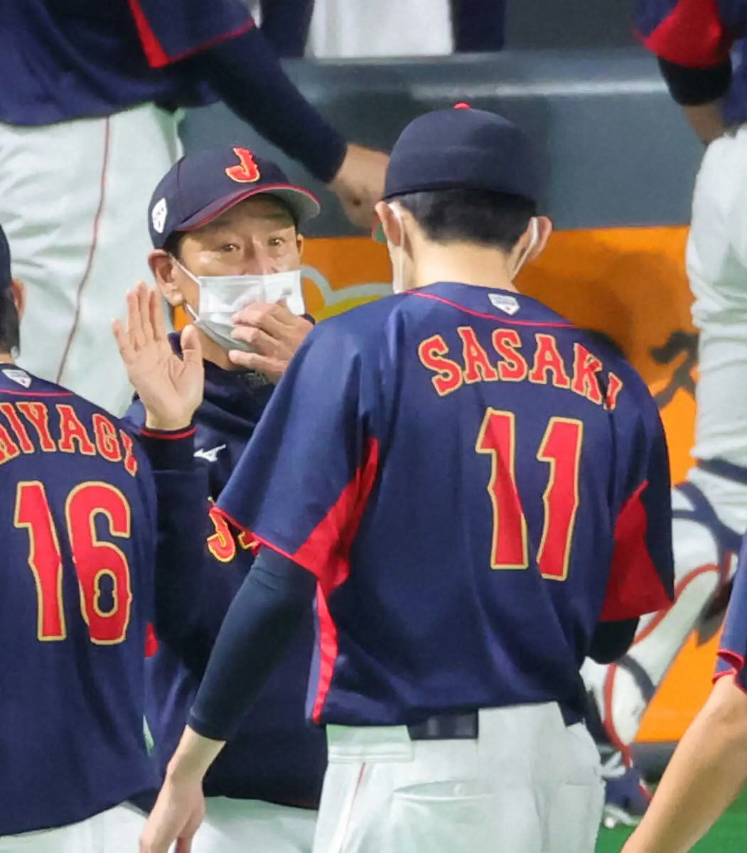 【画像・写真】侍ジャパン栗山監督が試合後「報ステ」生出演　松坂氏セレクトのスタメンに「これ、見たいっすね」と感激
