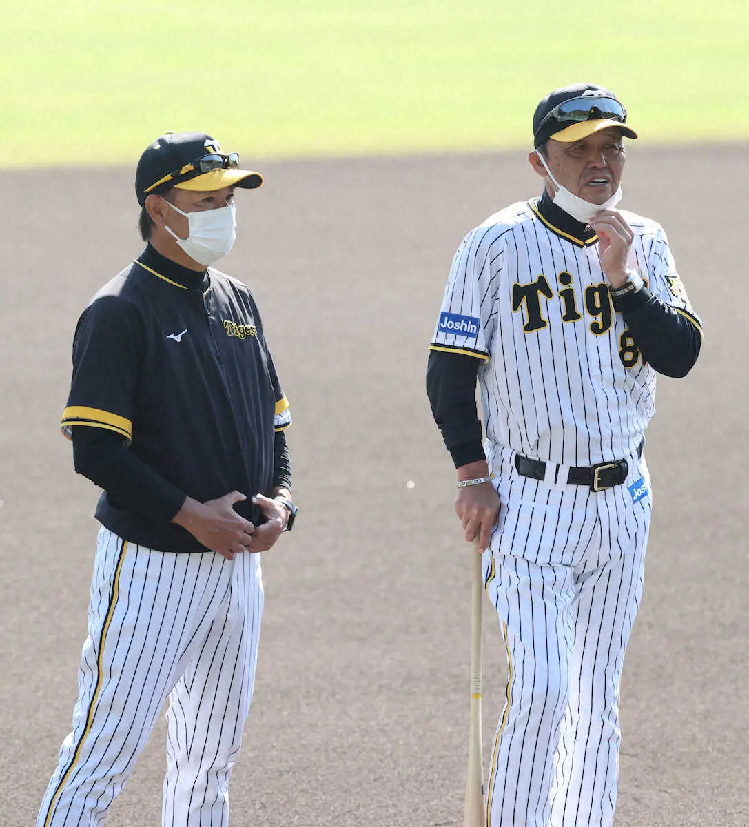 【画像・写真】阪神・和田2軍監督　二遊間の成長を高評価「キレが出てきている」　安芸キャンプ合流、岡田イズム吸収へ