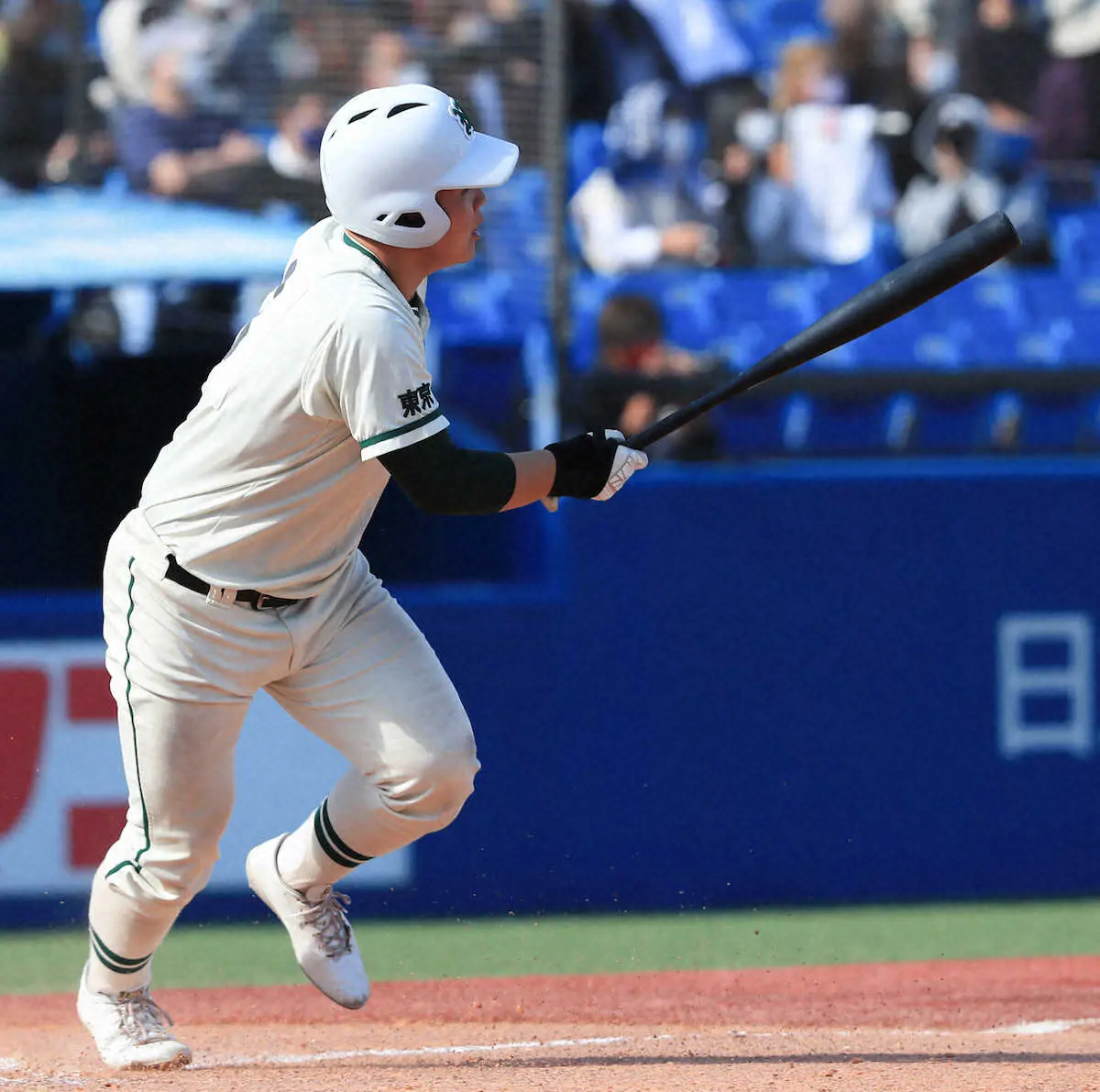 【画像・写真】OB鈴木誠也が「凄いですね」　二松学舎大付のスーパー1年生・片井を絶賛　偉大な先輩の前でアーチ