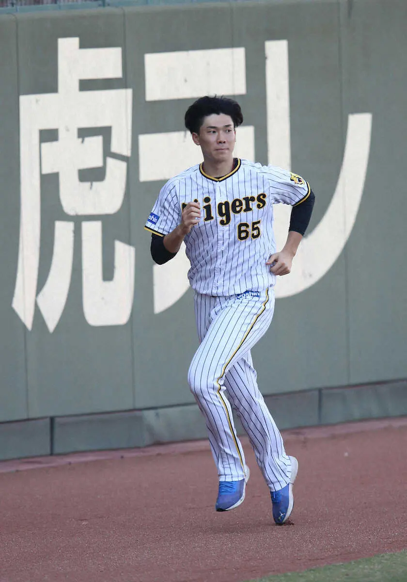 【画像・写真】阪神・湯浅が鳴尾浜の残留練習に合流　ノースローで疲労回復に努める