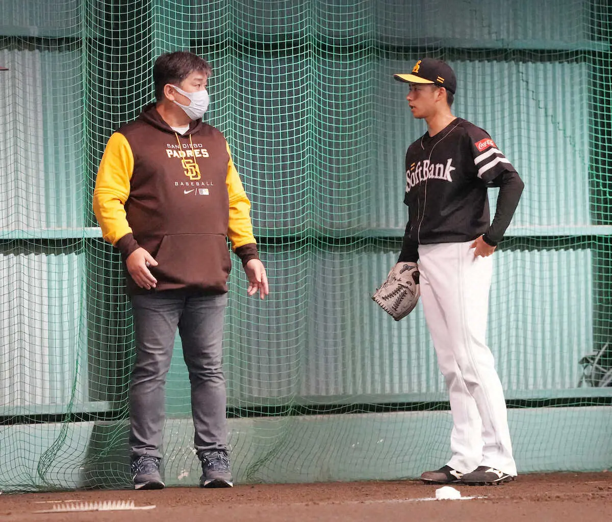 【画像・写真】ソフトB・板東、野茂氏から“ひねりの極意”聞いた　「上半身を意識してやってみたい」