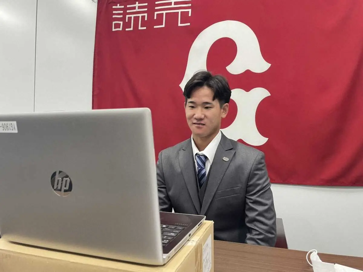 【画像・写真】巨人・井上が契約更改　貯金10つくる投手へ　DeNA今永に弟子入り「一つ一つを見たり聞いたりして…」