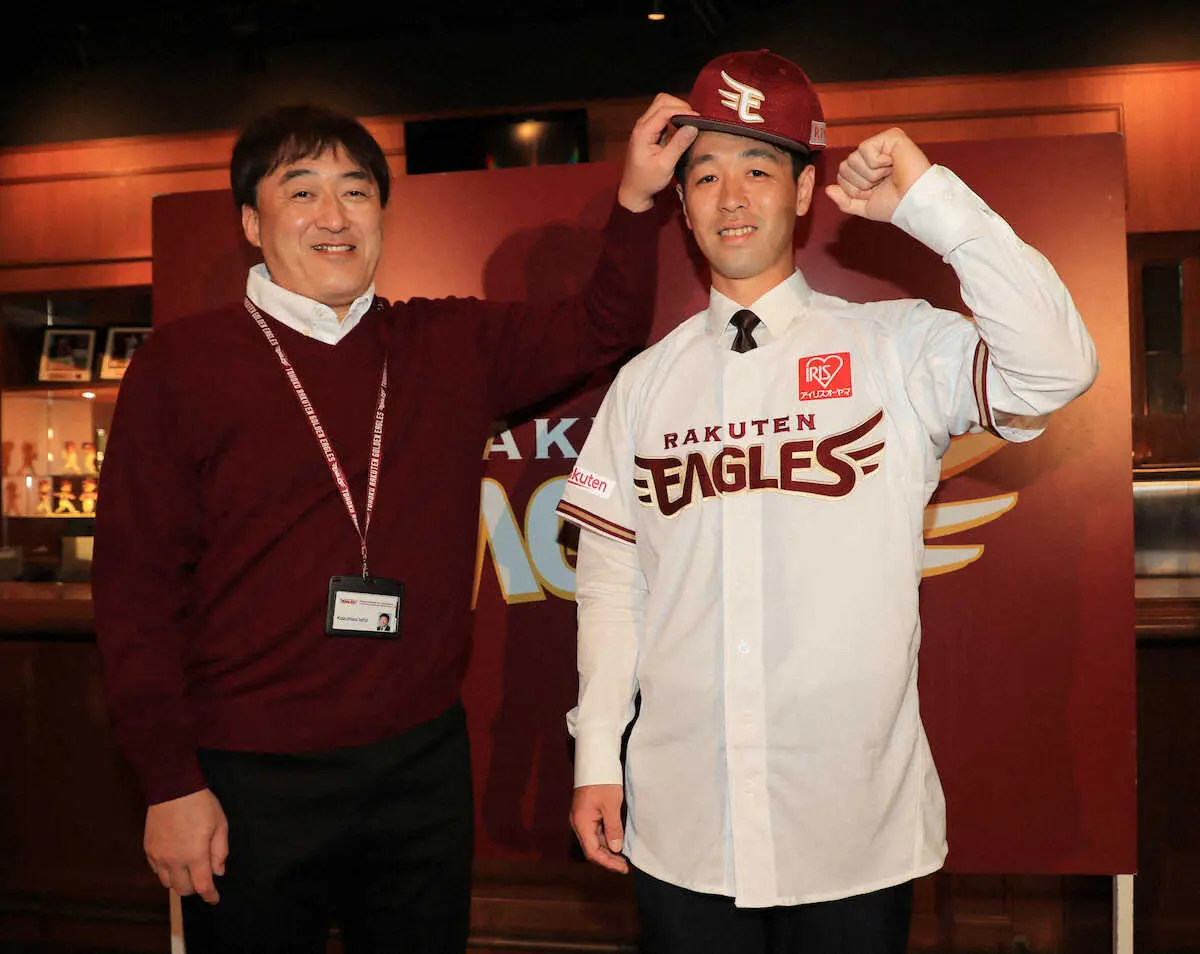 【画像・写真】楽天「マスター」阿部　故郷に帰る「子供の頃から見ていた球団。実家も近く光栄」