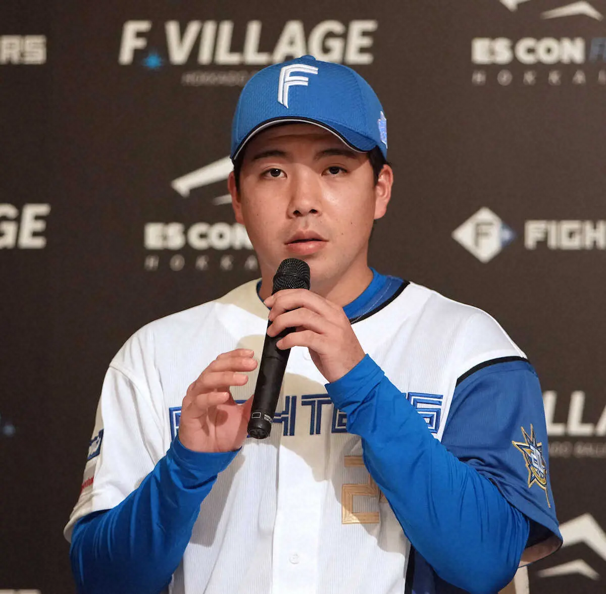 【画像・写真】日本ハム新入団発表　ドラフト2位・金村は高校時代に岡山で投げ負けた阪神・西純との「再戦」にらむ