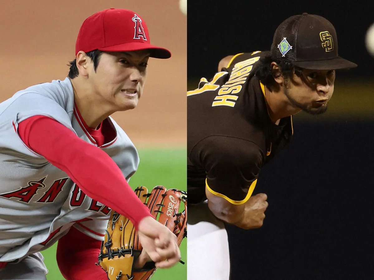 【画像・写真】大谷翔平（左）とダルビッシュ有