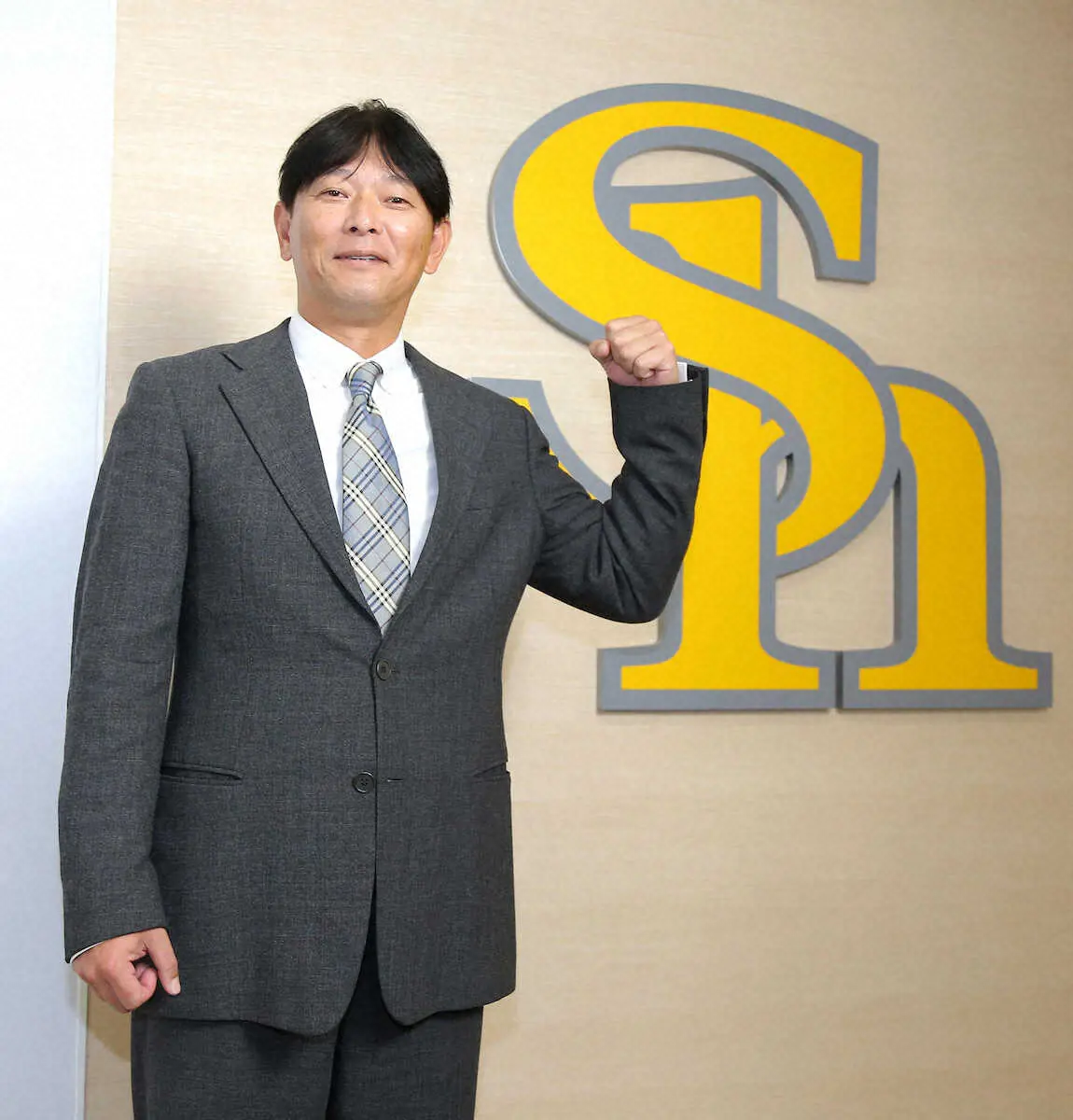 【画像・写真】ソフトBの森笠繁4軍打撃コーチが就任会見　新設ポストに「興奮して楽しみで仕方ない」